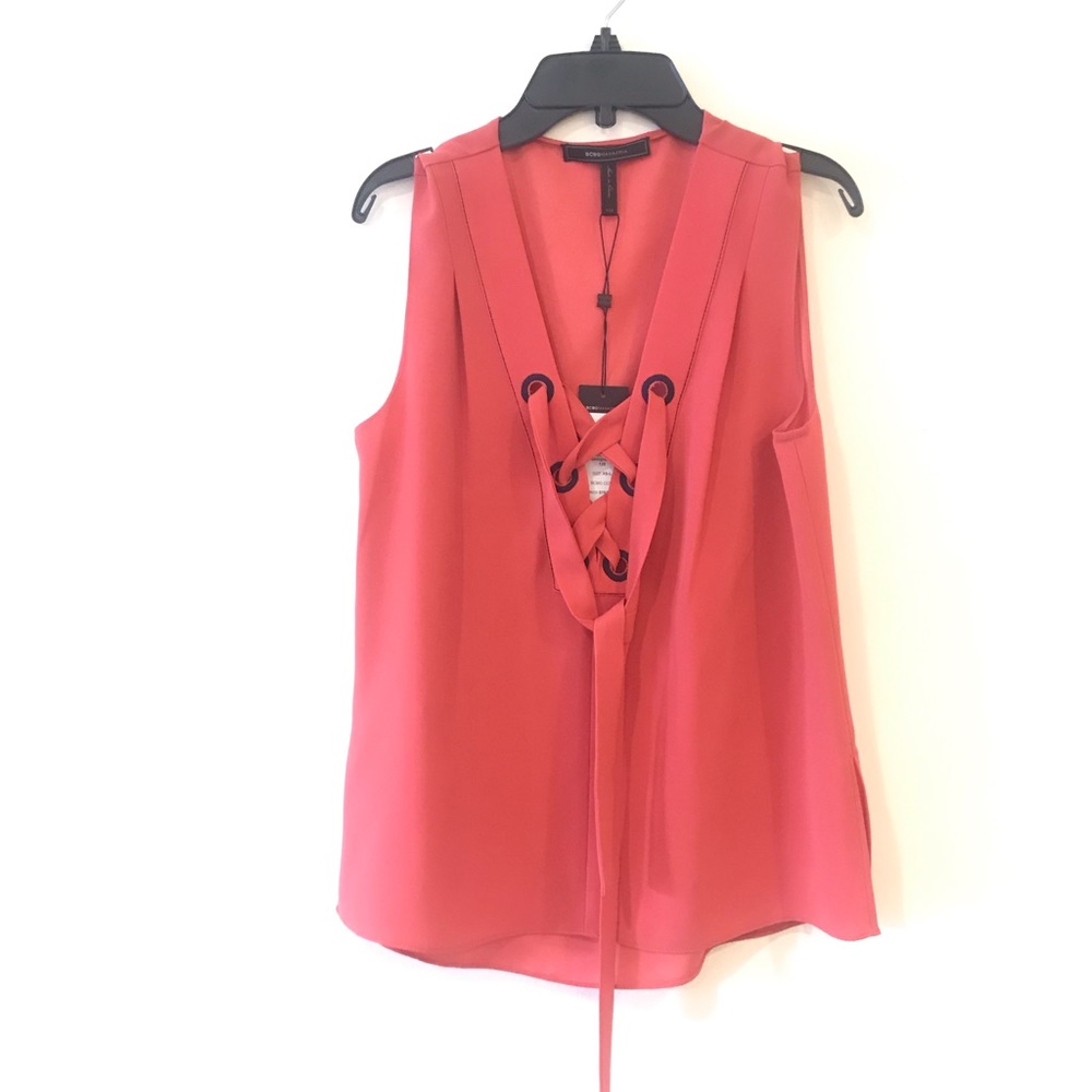 BCBG MAXAZRIA Sleeveless Top Size Xxs (U36)